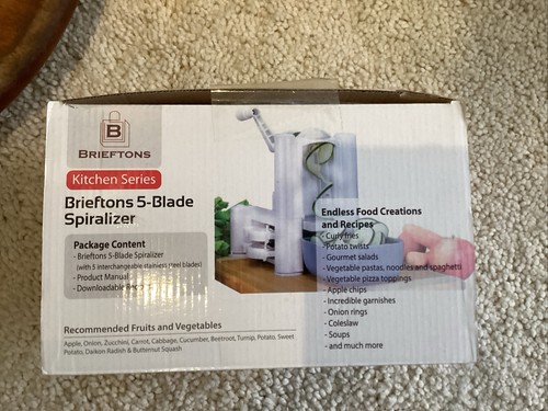 Brieftons blade spiralizer - brieftons, 5-blade